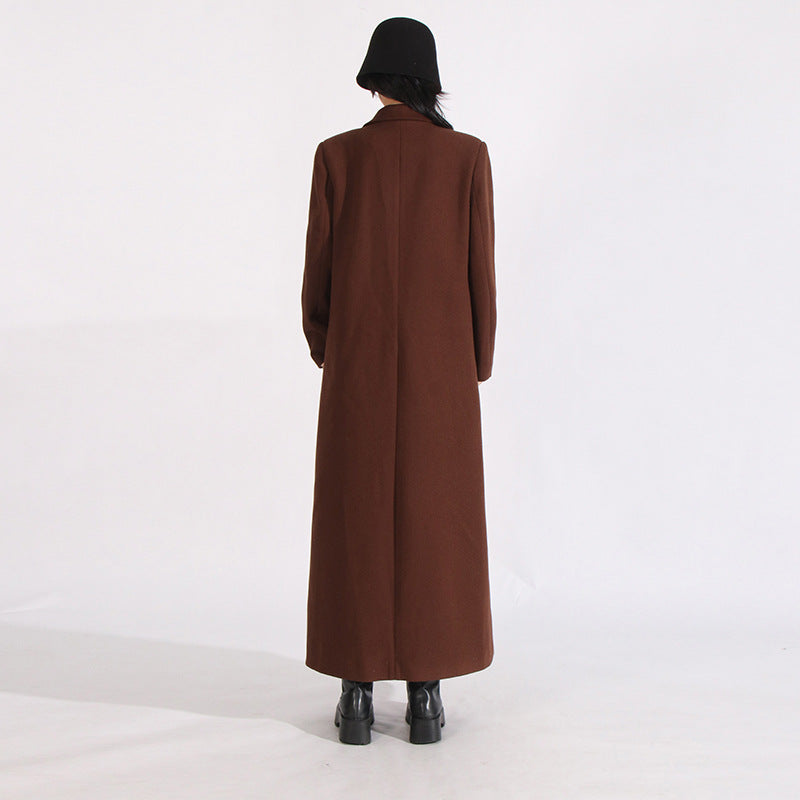 Women's silhouette breasted windbreaker jacket