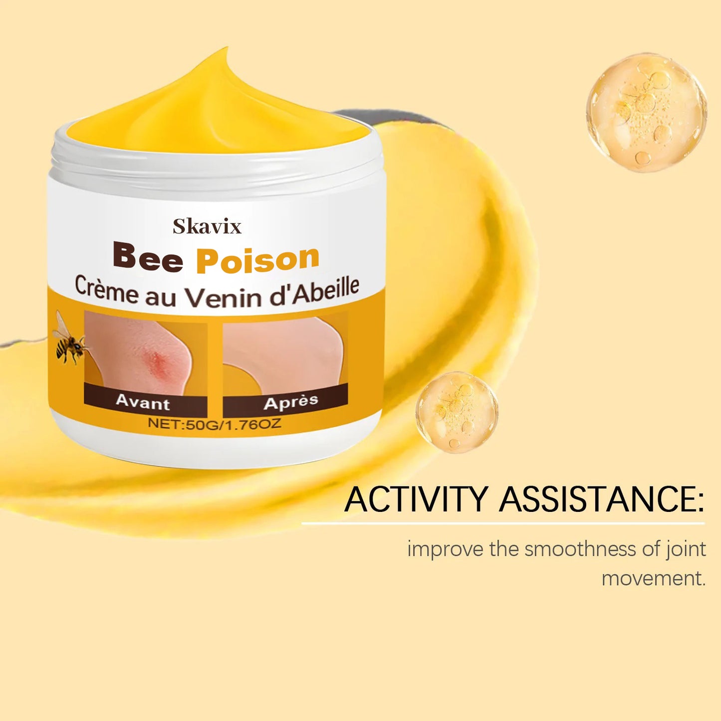 Skavix Bee Poison All-in-One Joint Balm – Clinically Tested & Doctor Approved