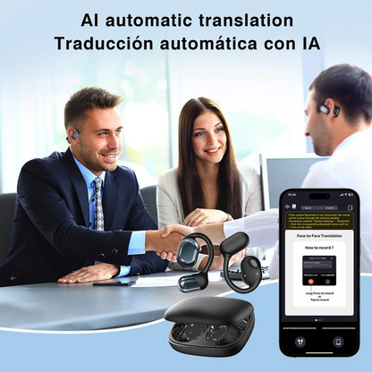 🏆LAST DAY SALE S05 AI Translation Pro MAX Wireless Bluetooth Translation Earbuds