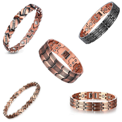 ✨Copper magnetic bracelet——Relieve fatigue and promote blood circulation 🔥Get 40% Off the Second Item🔥