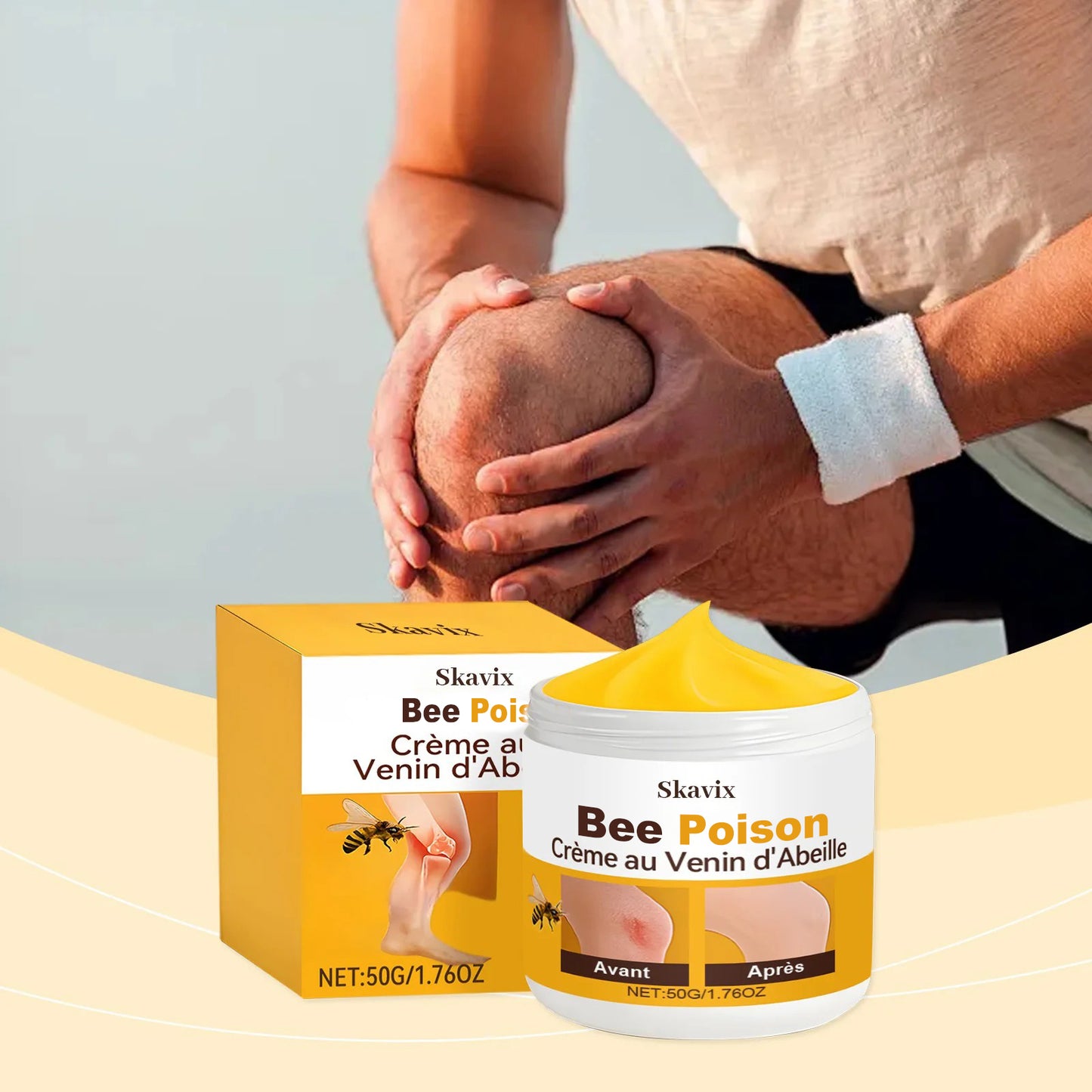 Skavix Bee Poison All-in-One Joint Balm – Clinically Tested & Doctor Approved