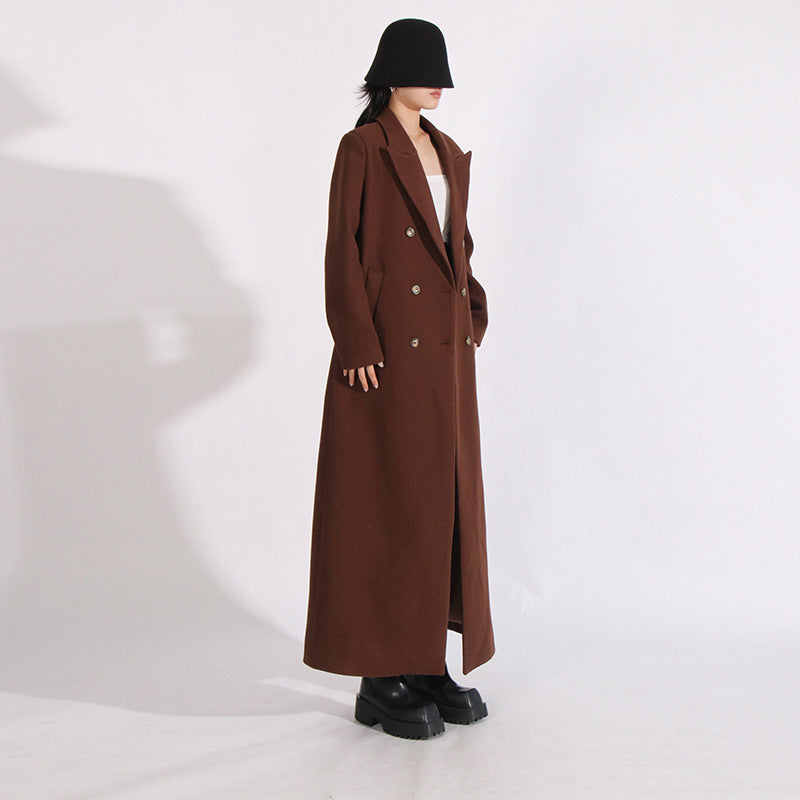 Women's silhouette breasted windbreaker jacket