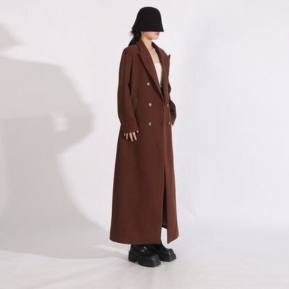 Women's silhouette breasted windbreaker jacket