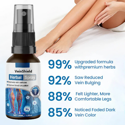 🔥 Last 3 Hours: Bigger Discount on the Second Item! 🔥 VeinShield Herbal Spray - 94% of users see visible results within 1 to 2 weeks!