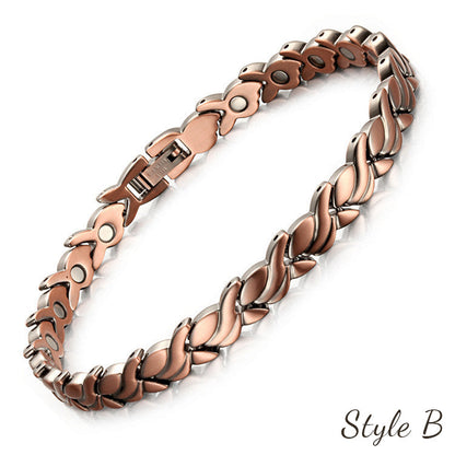 ✨Copper magnetic bracelet——Relieve fatigue and promote blood circulation 🔥Get 40% Off the Second Item🔥