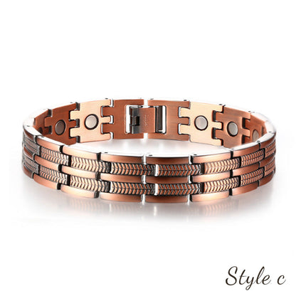 ✨Copper magnetic bracelet——Relieve fatigue and promote blood circulation 🔥Get 40% Off the Second Item🔥