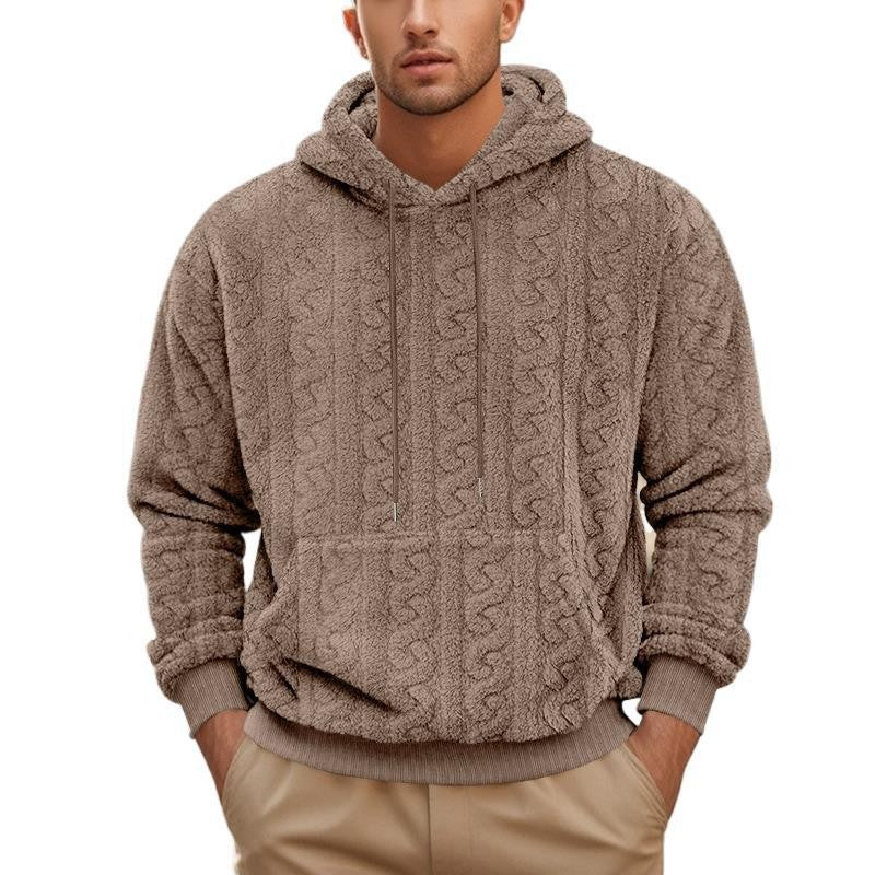 Men's winter hooded sweatshirt