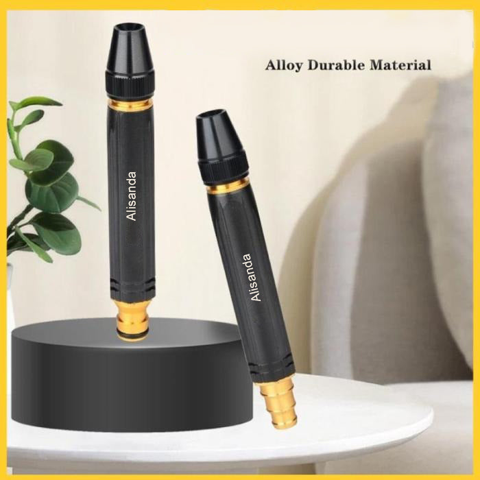 Alisanda Copper Plated Alloy 75g Black Diamond Direct Injection High Pressure sprinkler, Garden Watering, Car Wash