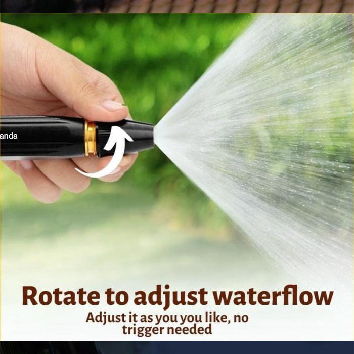 Alisanda Copper Plated Alloy 75g Black Diamond Direct Injection High Pressure sprinkler, Garden Watering, Car Wash