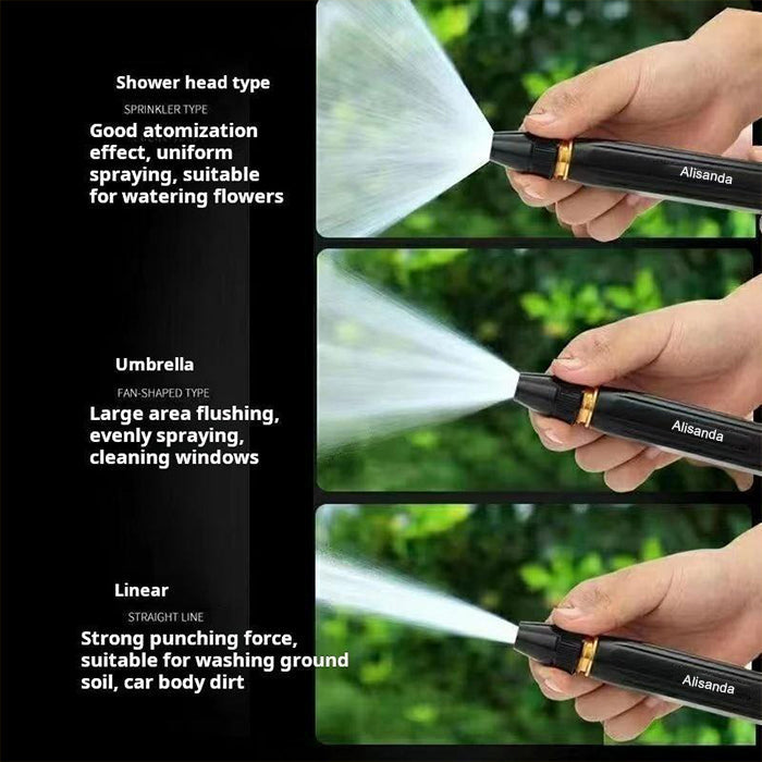Alisanda Copper Plated Alloy 75g Black Diamond Direct Injection High Pressure sprinkler, Garden Watering, Car Wash