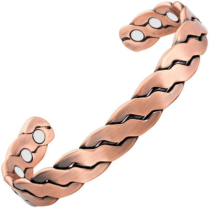 🔥Skavix® Copper Bracelets for Women. Pure Copper Magnetic Bracelet with 3800 Gauss Effective Magnets
