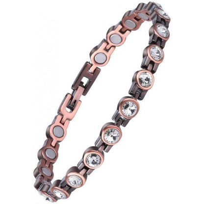 🔥Skavix® Copper Bracelets for Women. Pure Copper Magnetic Bracelet with 3800 Gauss Effective Magnets