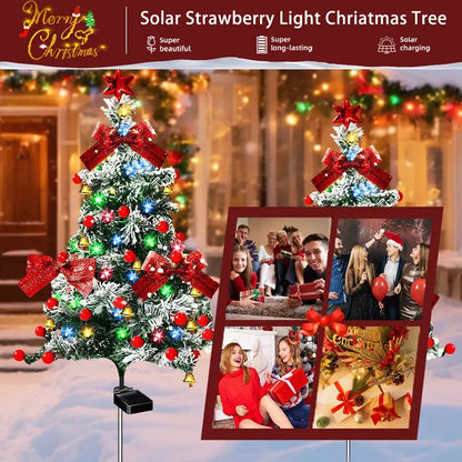 4-in-1 Aurora Haven Outdoor LED Light – Solar Waterproof Christmas Garden Decoration